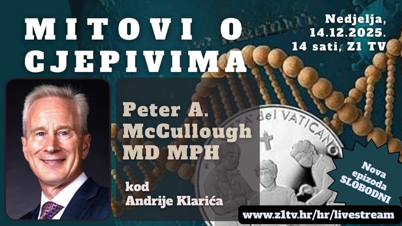Kad “znanost” postane dogma: dr. McCullough o cjepivima, djeci i granici odgovornosti