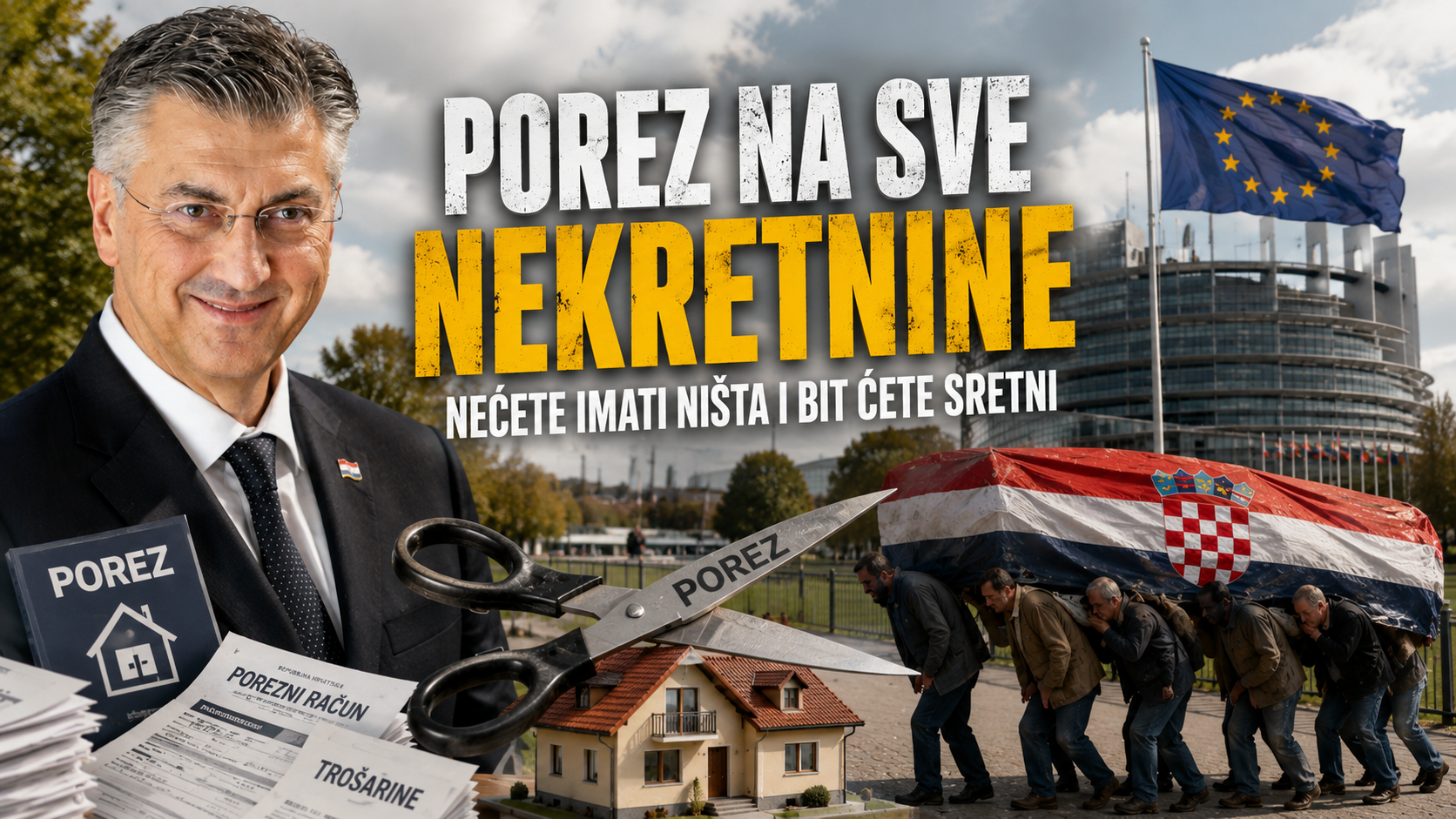 Porez na nekretnine je prirodan slijed Plenkovićeve politike