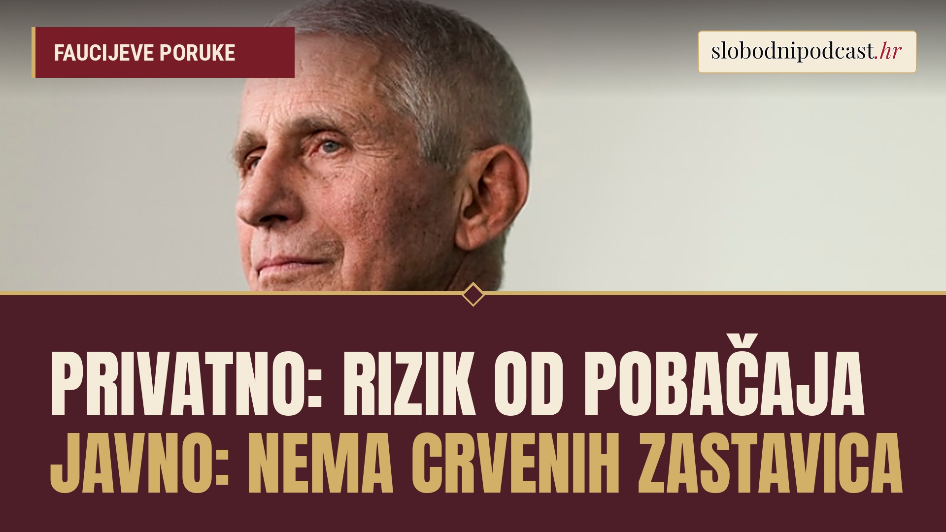 Faucijeve poruke o trudnicama: privatno „teoretski rizik pobačaja“, javno „nema crvenih zastavica“. Mi smo o tome govorili u veljači 2023.