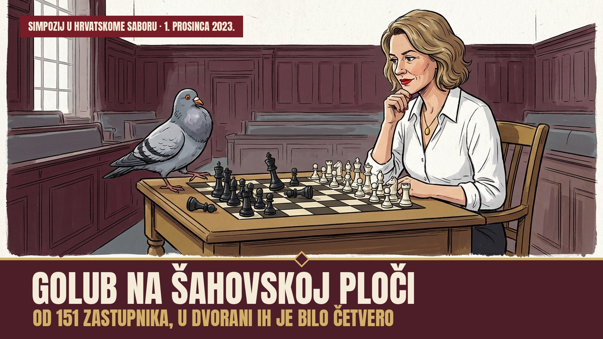 Golub na šahovskoj ploči